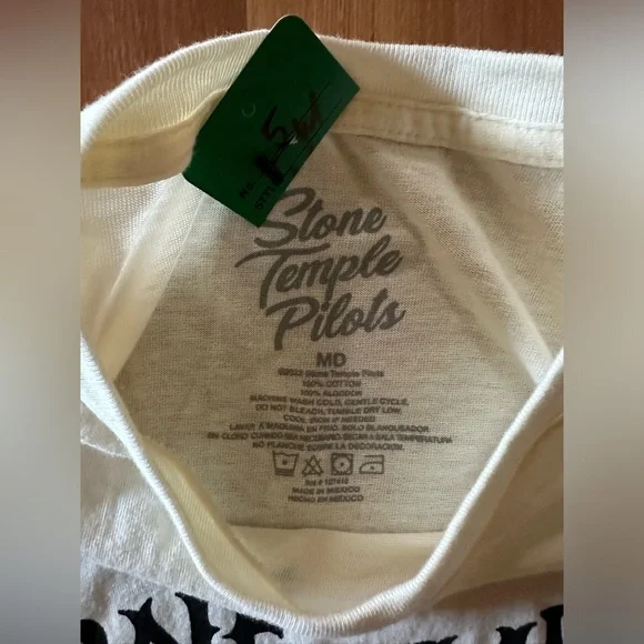 NWT Stone Temple Pilots Singing Skeleton Cowboy 🤠 T-shirt size medium - Picture 6 of 7